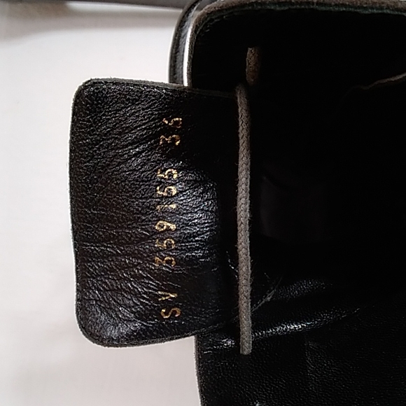 Saint Laurent Jane Suede Ankle Booties Sz 36 - Picture 9 of 9